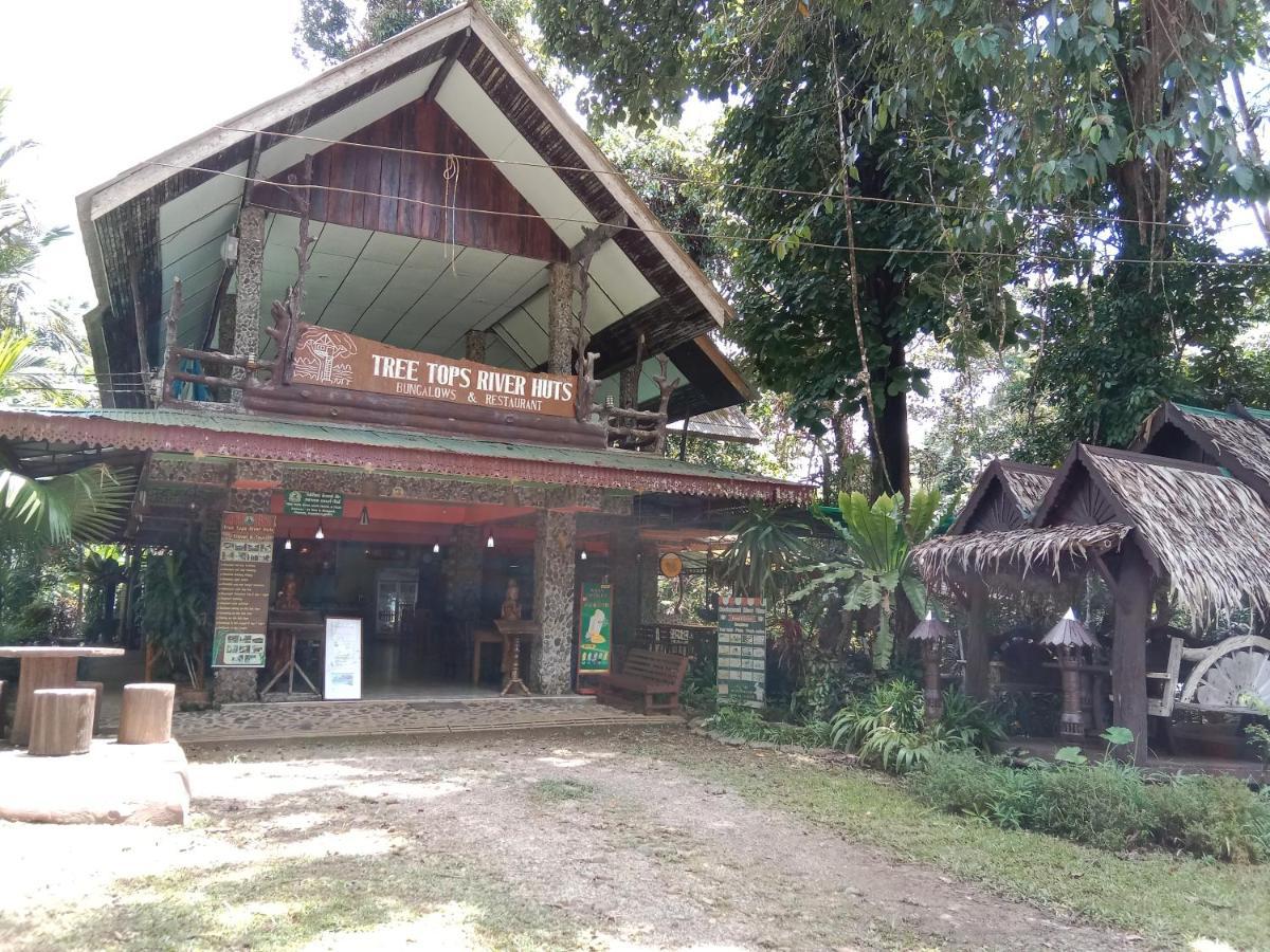 Tree Tops River Huts Khao Sok National Park Exterior foto